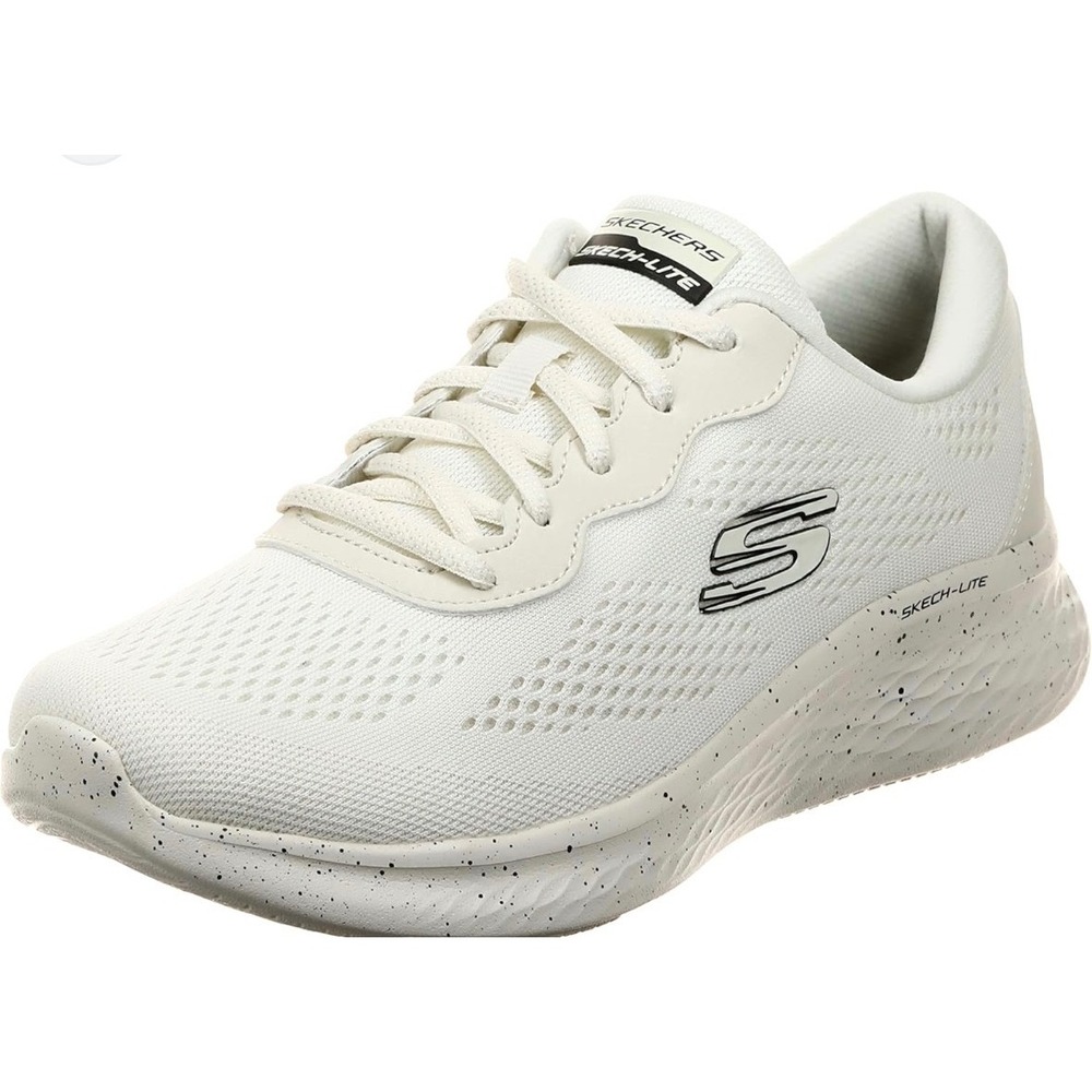 Skechers Skech-Lite Pro White Silver Mesh Sneakers WBK Womens 8